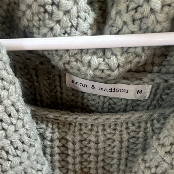 moon & madison Sage Cowl Neck Sweater - Picture 2 of 3